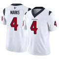 H.Texans #4 Woody Marks Player White Limited Vapor F.U.S.E. Home Game Ldoa Stitched Jerseys