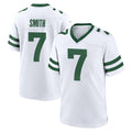 NY.Jets #7 Geno Smith Player White Legacy Home Game Ldoa Stitched Jerseys