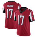 A.Falcons #17 Zachariah Branch Player Red Color Vapor Untouchable Limited Home Game Ldoa Stitched Jerseys