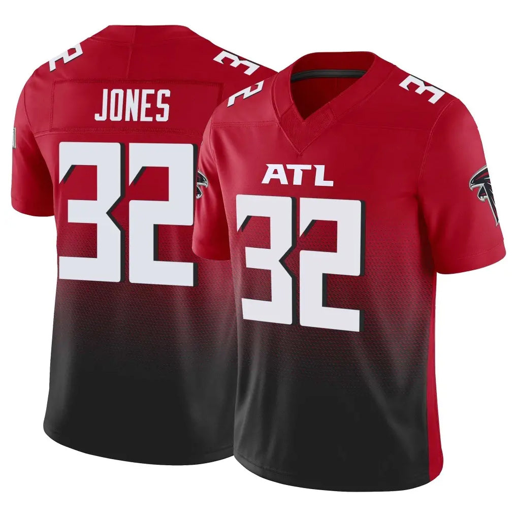 A.Falcons #32 Cash Jones Player Red Vapor F.U.S.E. Limited Home Game Ldoa Stitched Jerseys