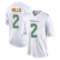 M.Dolphins #2 Malik Willis Player White Fashion Home Game Ldoa Stitched Jerseys