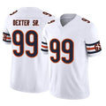 C.Bears #99 Gervon Dexter Sr. Player White Vapor F.U.S.E. Limited Home Game Ldoa Stitched Jerseys