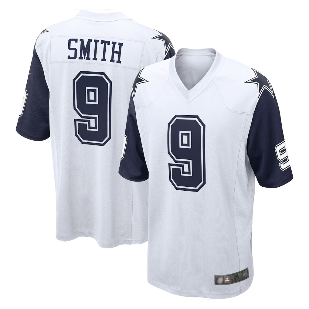 D.Cowboys #9 KaVontae Turpin Player White-Navy Home Game Ldoa Stitched Jerseys