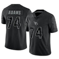 A.Cardinals #74 Isaiah Adams Player Black RFLCTV Limited Ldoa Stitched Jerseys