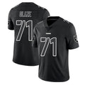LV.Raiders #71 DJ Glaze Player Black Limited Black Impact Home Game Ldoa Stitched Jerseys