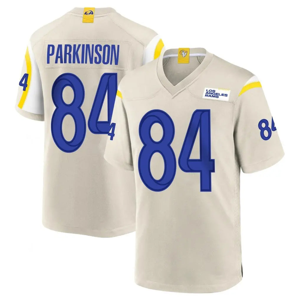 LA.Rams #84 Colby Parkinson Player Bone Home Game Ldoa Stitched Jerseys