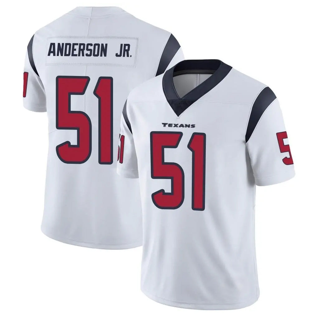 H.Texans #51 Will Anderson Jr. Player White Limited Vapor Untouchable Home Game Ldoa Stitched Jerseys