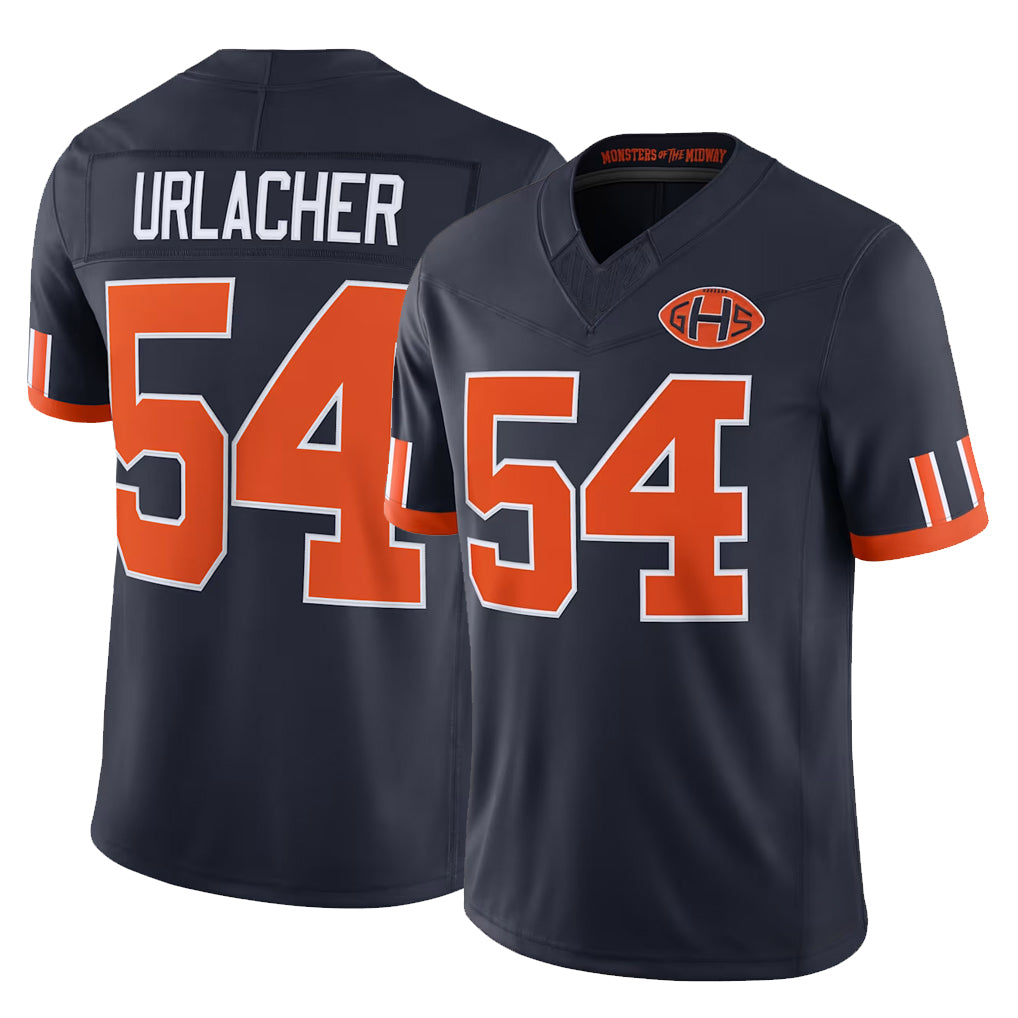 C.Bears #54 Brian Urlacher Player Navy Limited 2026 Rivalries Collection Home Game Ldoa Stitched Jerseys
