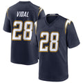 LA.Chargers #28 Kimani Vidal Player Navy Alternate Home Game Ldoa Stitched Jerseys