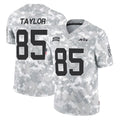 NY.Jets #85 Mason Taylor Player Arctic Camo Salute to Service Limited Game Ldoa Stitched Jerseys