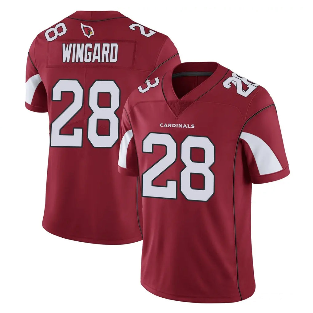 A.Cardinals #28 Andrew Wingard Player Cardinal Vapor Limited Home Game  Stitched Jerseys
