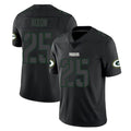 GB.Packers #25 Keisean Nixon Player Black Impact Limited Home Game Ldoa Stitched Jerseys