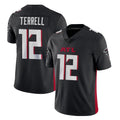 A.Falcons #12 Avieon Terrell Player Black Vapor Untouchable Limited Home Game Ldoa Stitched Jerseys