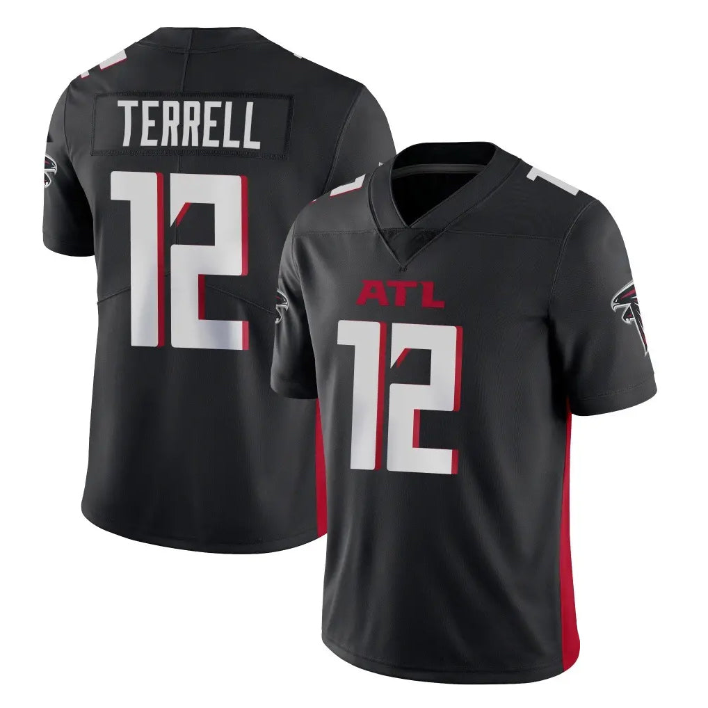 A.Falcons #12 Avieon Terrell Player Black Vapor Untouchable Limited Home Game Ldoa Stitched Jerseys