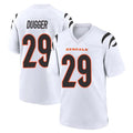 C.Bengals #29 Kyle Dugger Player White Home Game Ldoa Stitched Jerseys