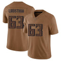 A.Falcons #63 Chris Lindstrom Player Brown Salute To Service Limited Ldoa Stitched Jerseys