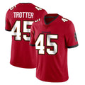 TB.Buccaneers #45 Josiah Trotte Player Red Limited Vapor Home Game Ldoa Stitched Jerseys