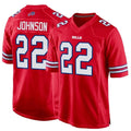 B.Bills #22 Ray Davis Player Red Home Game Ldoa Stitched Jerseys