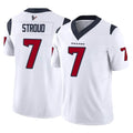 H.Texans #7 CJ Stroud Player White Limited Vapor F.U.S.E. Home Game Ldoa Stitched Jerseys