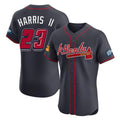 A.Braves #23 Michael Harris II Player Navy 2025 Speedway Classic Limited Elite Home Game Ldoa Stitched Jerseys