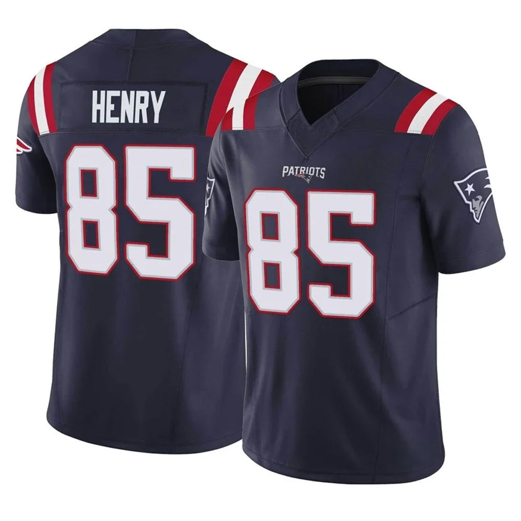 NE.Patriots #85 Hunter Henry Player Navy Limited Vapor F.U.S.E. Home Game Ldoa Stitched Jerseys
