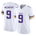 M.Vikings #9 J.J. McCarthy Player White Limited Vapor F.U.S.E. Home Game Ldoa Stitched Jerseys