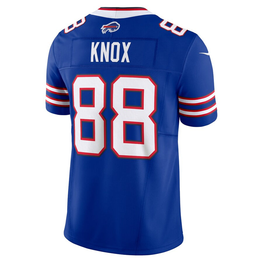 B.Bills #88 Dawson Knox Player Royal Vapor F.U.S.E. Limited Ldoa Stitched Jerseys
