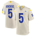 LA.Rams #5 Kamren Kinchens Player Bone Home Game Ldoa Stitched Jerseys