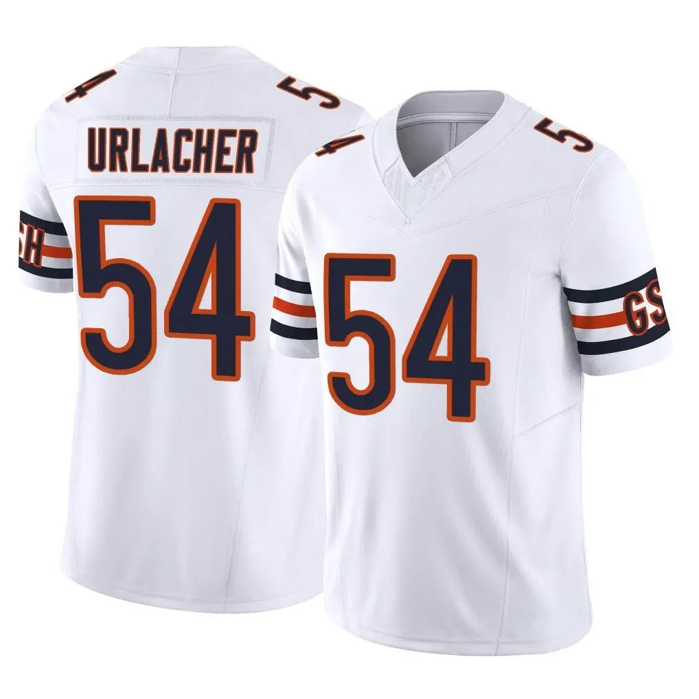 C.Bears #54 Brian Urlacher Player White Vapor F.U.S.E. Limited Home Game Ldoa Stitched Jerseys