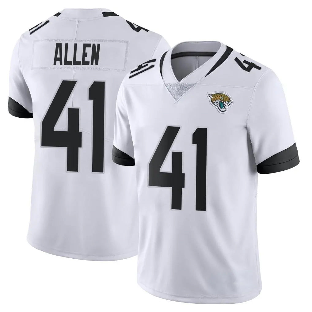 J.Jaguars #41 Josh Hines-Allen Player White Vapor Untouchable Limited Home Game Ldoa Stitched Jerseys
