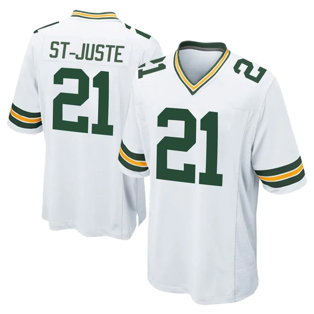 GB.Packers #21 Benjamin St-Juste Player White Home Game Ldoa Stitched Jerseys