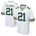 GB.Packers #21 Benjamin St-Juste Player White Home Game Ldoa Stitched Jerseys