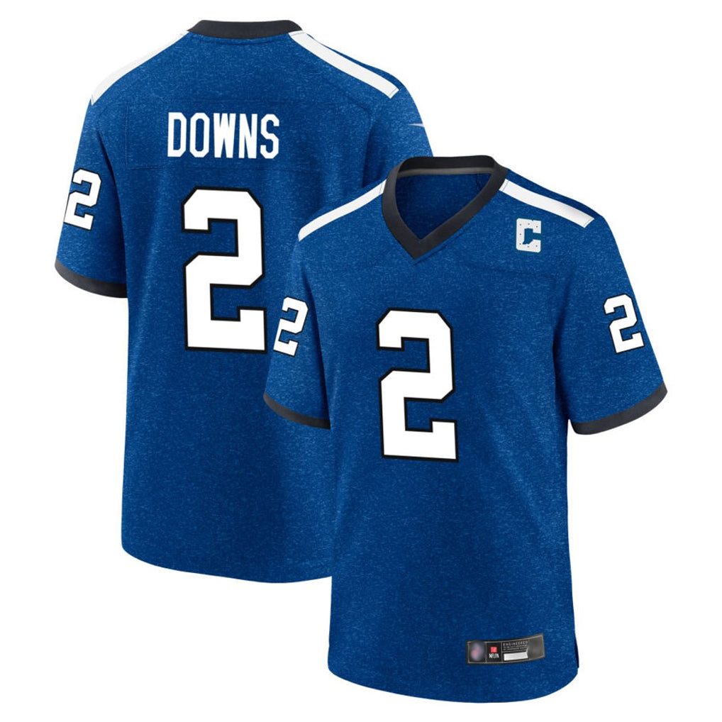 IN.Colts #2 Josh Downs Player Royal Alternate Indiana Nights Home Game Ldoa Stitched Jerseys