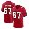 TB.Buccaneers #67 Luke Goedeke Player Red Home Game Ldoa Stitched Jerseys