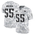 NE.Patriots #55 Jared Wilson Player Arctic Camo Salute To Service Limited Game Ldoa Stitched Jerseys
