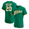 Athletics #20 Zack Gelof Player Kelly Green Limited Elite Home Game Ldoa Stitched Jerseys
