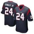 H.Texans #24 Derek Stingley Jr. Player Navy Home Game Ldoa Stitched Jerseys