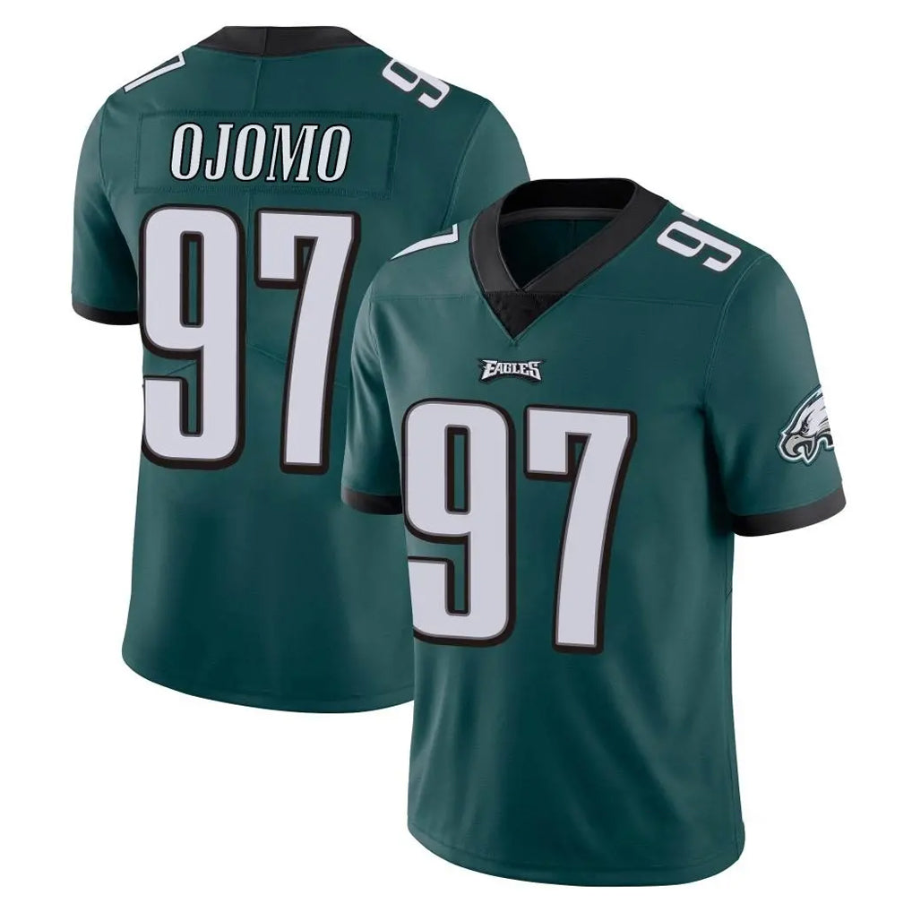 P.Eagles #97 Moro Ojomo Player Team Color Green Vapor Untouchable Home Game Ldoa Stitched Jerseys