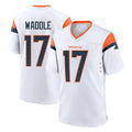 D.Broncos #17 Jaylen Waddle Player White Home Game Ldoa Stitched Jerseys