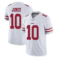 SF.49ers #10 Mac Jones Player White Limited Vapor Untouchable Home Game Ldoa Stitched Jerseys