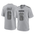 LV.Raiders #6 A.J. Cole Player Gray Atmosphere Fashion Limited Game Ldoa Stitched Jerseys