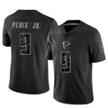 A.Falcons #9 Michael Penix Jr. Player Black RFLCTV Limited Ldoa Stitched Jerseys