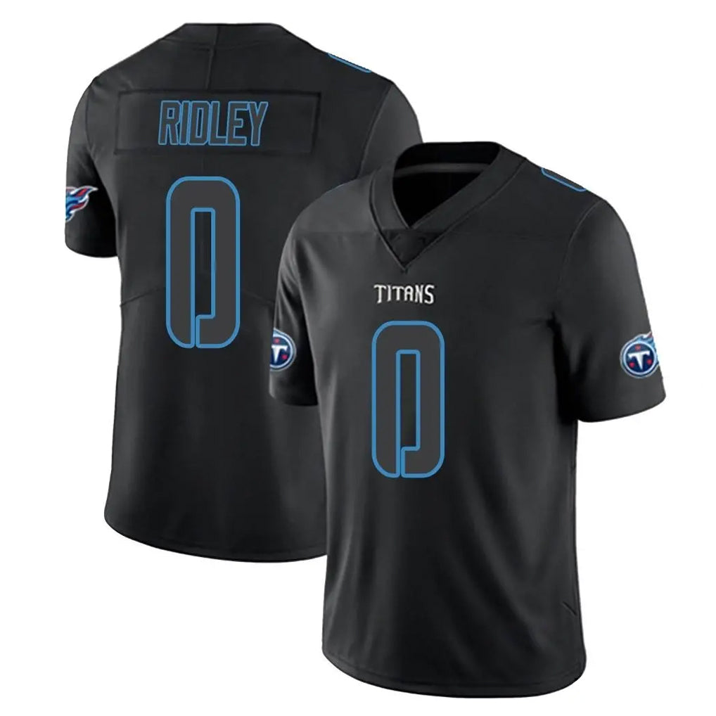 T.Titans #0 Calvin Ridley Player Black Impact Limited Home Game Ldoa Stitched Jerseys