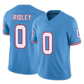 T.Titans #0 Calvin Ridley Player Light Blue Limited Vapor F.U.S.E. Home Game Ldoa Stitched Jerseys