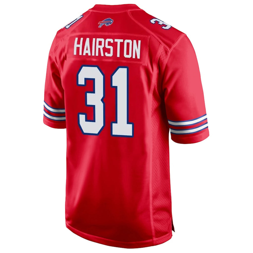 B.Bills #31 Maxwell Hairston Player Red Home Game Ldoa Stitched Jerseys