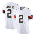 C.Browns #2 Shedeur Sanders Player White Vapor F.U.S.E. Limited Home Game Ldoa Stitched Jerseys