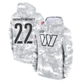 W.Commanders #22 Jacory Croskey-Merritt Player Arctic Camo Limited Salute to Service Pullover Hoodies Game Ldoa Stitched Jerseys