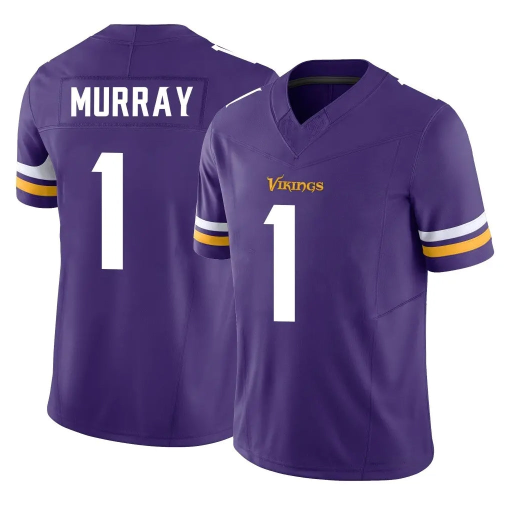 M.Vikings #1 Kyler Murray Player Purple Limited Vapor F.U.S.E. Home Game Ldoa Stitched Jerseys