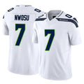 S.Seahawks #7 Uchenna Nwosu Player White Limited Vapor F.U.S.E. Home Game Ldoa Stitched Jerseys