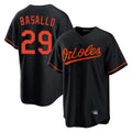 B.Orioles #29 Samuel Basallo Player Black Home Game Ldoa Stitched Jerseys